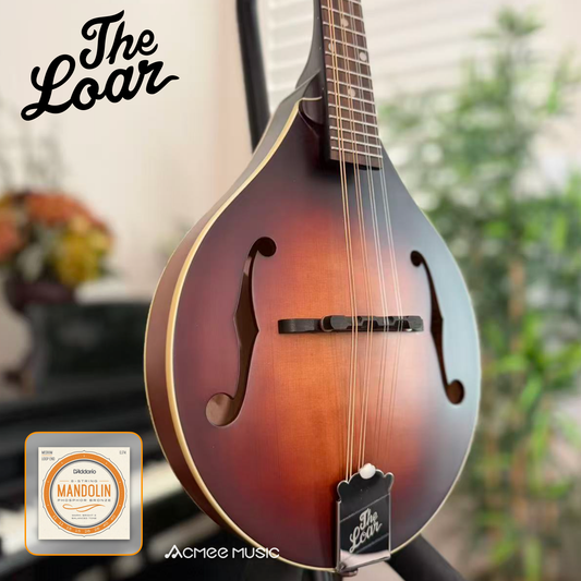 The Loar LM-110 Honey Creek A-Style Mandolin Brownburst + FREE D'addario EJ74 Strings