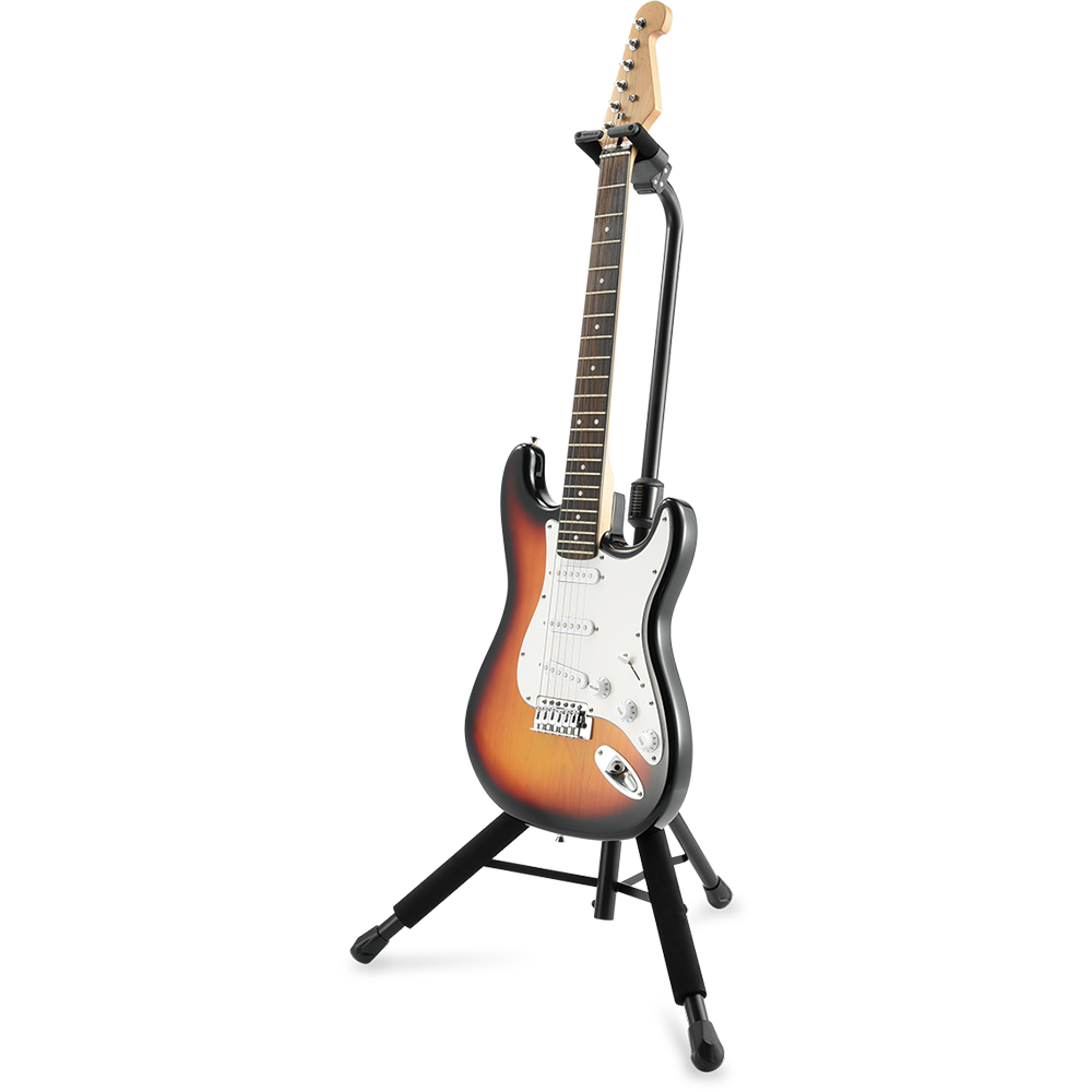 Hercules GS414B PLUS Durable Auto Grip Height Adjustable Guitar Stand