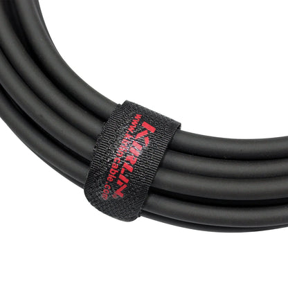 Kirlin IP-202PR 10FT Guitar Instrument Cable - 20AWG, 1/4" Straight to 1/4'' Right Angle