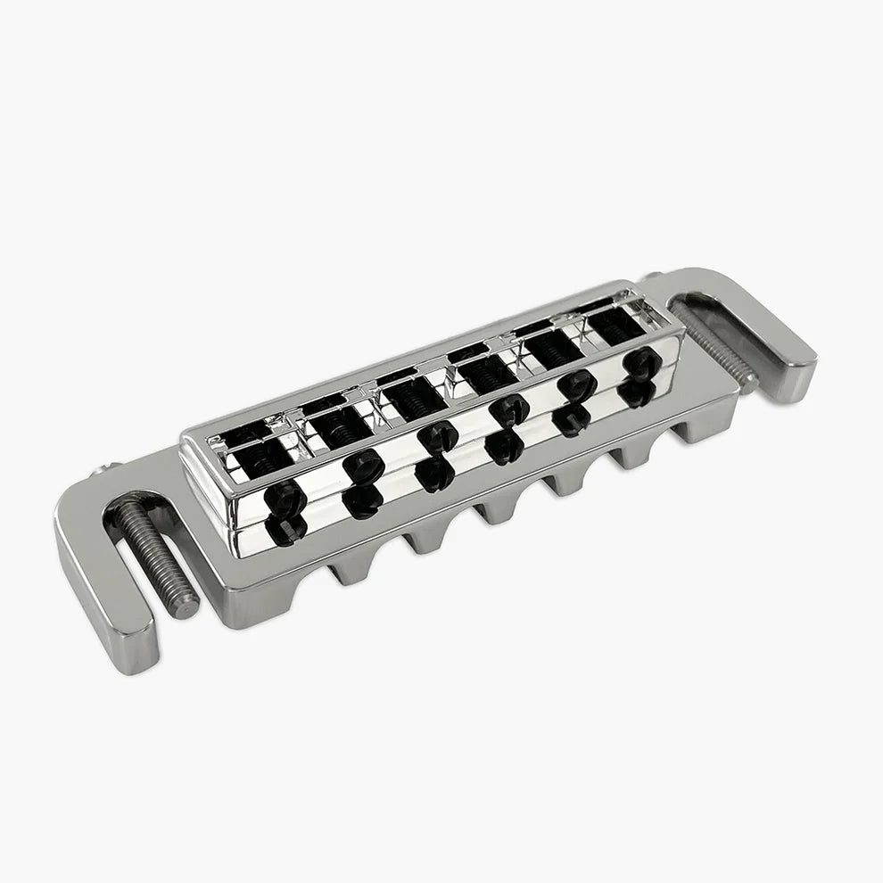 Leo Quan Badass NICKEL Wraparound Guitar Bridge wIth Metric Locking Stud for Import Brands
