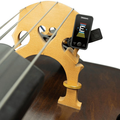 D'Addario Eclipse Cello/Bass Clip-On Tuner - Bright Full Color Display